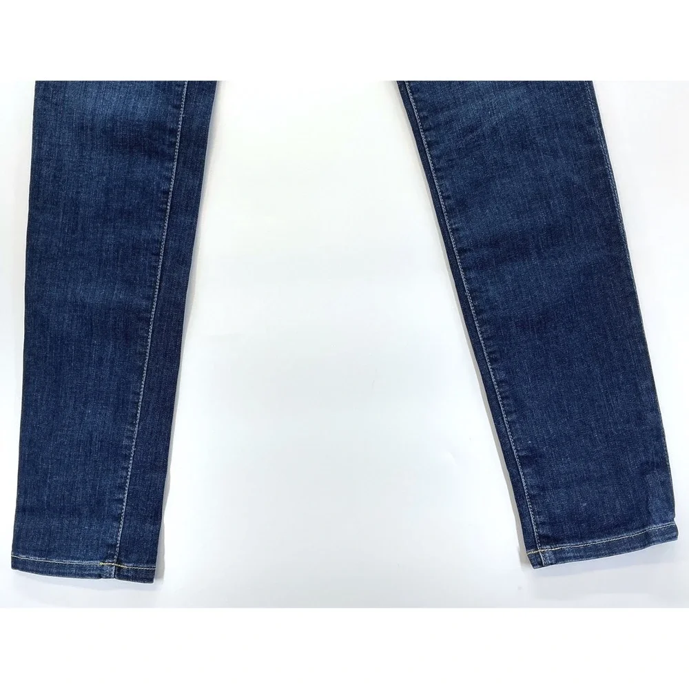 Kate Spade New York‎ Skinny Mid Rise Jeans Sz 26 Dark Wash Preppy Classic Denim